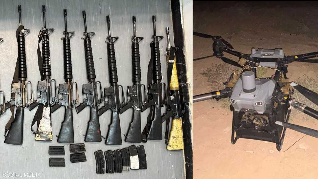 استخدمت مسيّرة في عملية التهريب