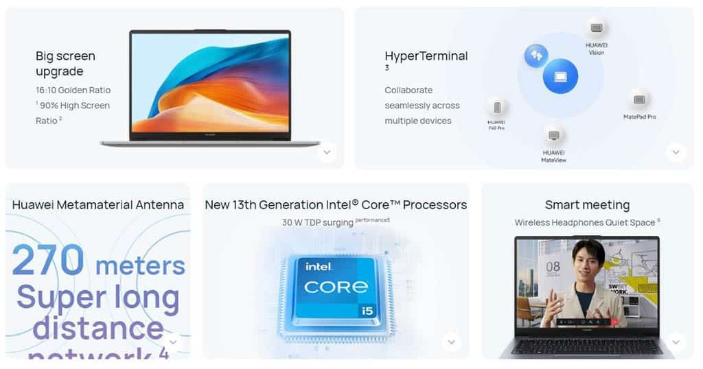 هواوي تطرح حاسوبها المحمول MateBook D 14