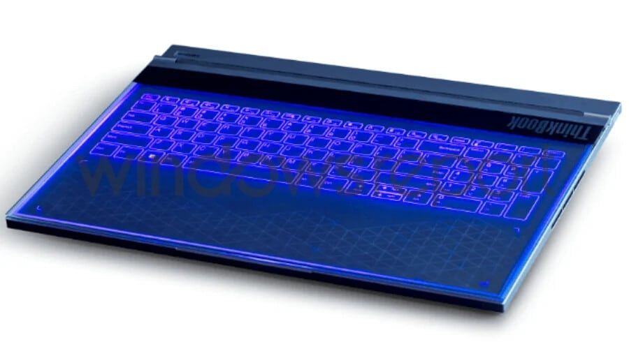 لينوفو تخطط لتقديم أول حاسوب محمول بشاشة OLED شفافة في العالم