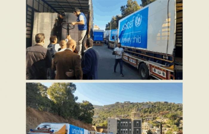 قافلة مساعدات الى حاصبيا بمبادرة من وزير الشؤون