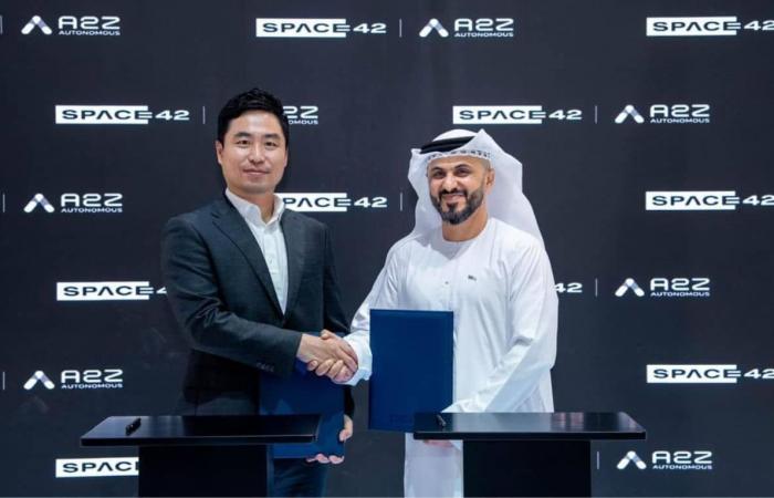 شراكة إماراتية كورية بين “سبيس 42” و  “أوتونوموس A2Z” لتأسيس مشروع القيادة الذاتية من المستوى الرابع