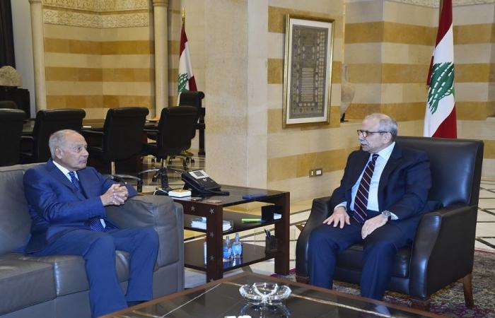 الأوضاع في لبنان والمنطقة بين سلام وأبو الغيط