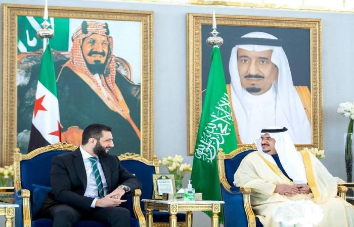 الشرع من الرياض: سوريا بدأت صفحة جديدة