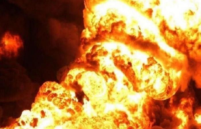 بالفيديو: انفجار مصفاة نفط شرقي دير الزور