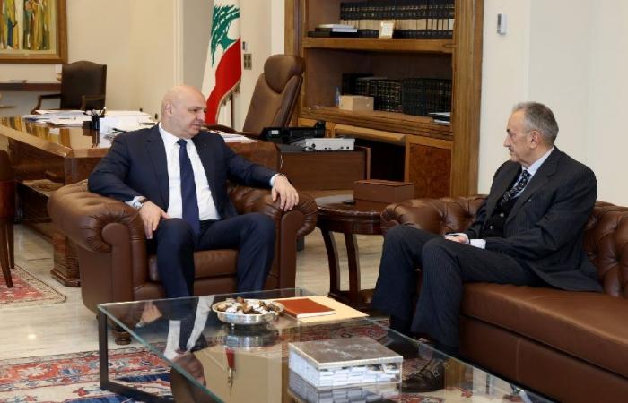 عون التقى كرم وزوّده بتوجيهاته قبيل اجتماع “الميكانيزم”