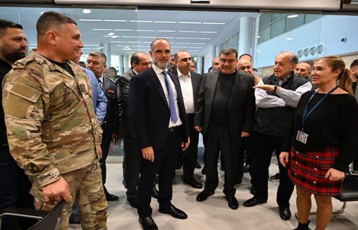 وزير الأشغال يطلق مشروع توسعة مطار بيروت