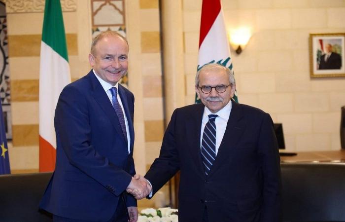 سلام التقى نظيره الإيرلندي… وهذا ما تم بحثه