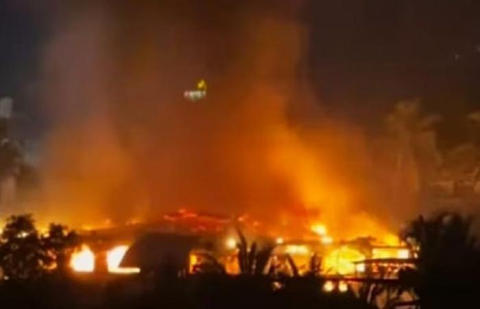 حريق في دار مسنين بإندونيسيا