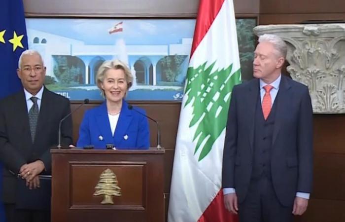 فون دير لايين من بعبدا: لنزع سلاح “الحزب” بشكل كامل