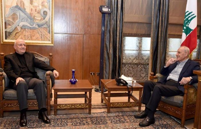 المستجدات السياسية على طاولة بري