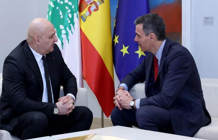 عون: نأمل أن تضغط إسبانيا على إسرائيل لوقف اعتداءاتها