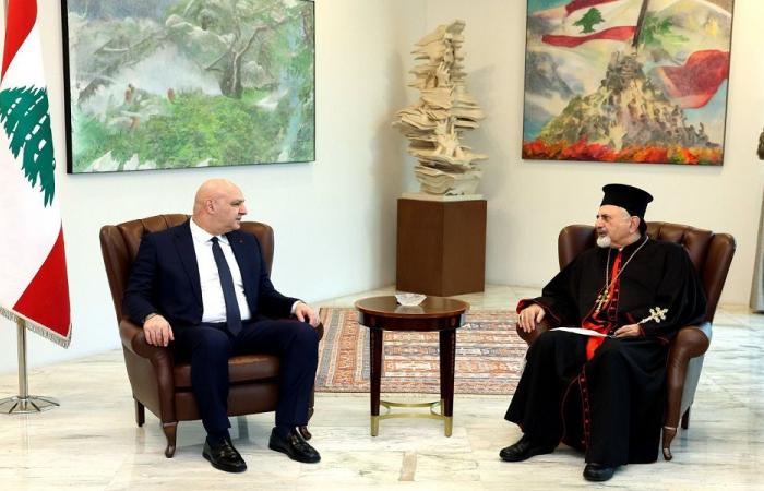 عون بحث مع البطريرك يونان أوضاع السريان الكاثوليك