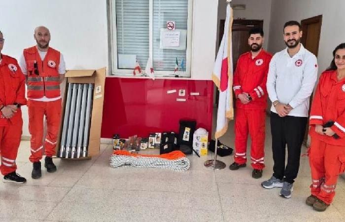 هبة إيطالية لدعم مركز الصليب الأحمر في صور