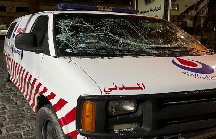 غارة تستهدف سيارة اسعاف في طيرفلسيه