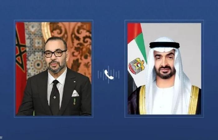 محمد بن زايد وملك المغرب يبحثان هاتفياً التطورات الإقليمية