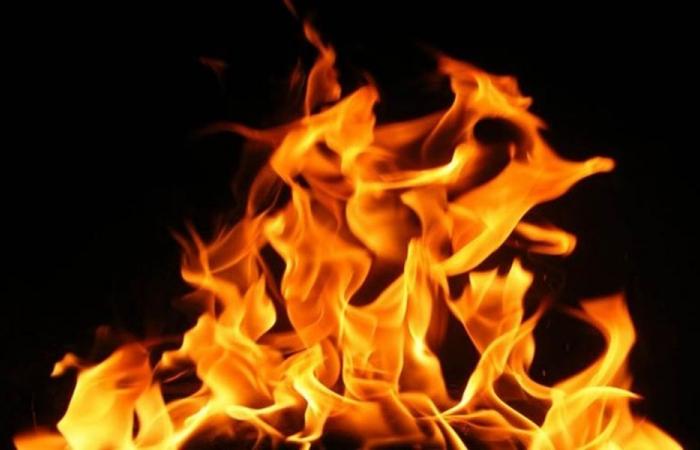 حريق بمستودع نفط في القرم