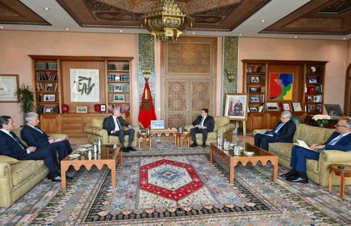 العلاقات الثنائية والمستجدات بين رجي ونظيره المغربي