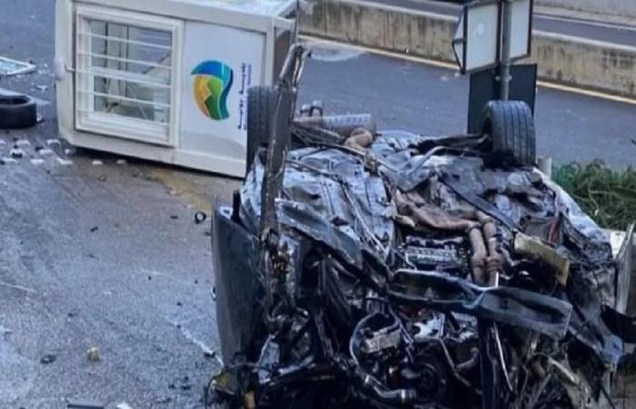 بالصور: حادث سير مروع على طريق حريصا