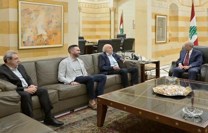 لقاء يجمع سلام بوليد وتيمور جنبلاط
