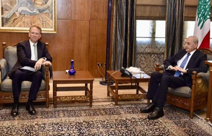 بري يبحث مع السفير الفرنسي الجديد تطورات لبنان والمنطقة