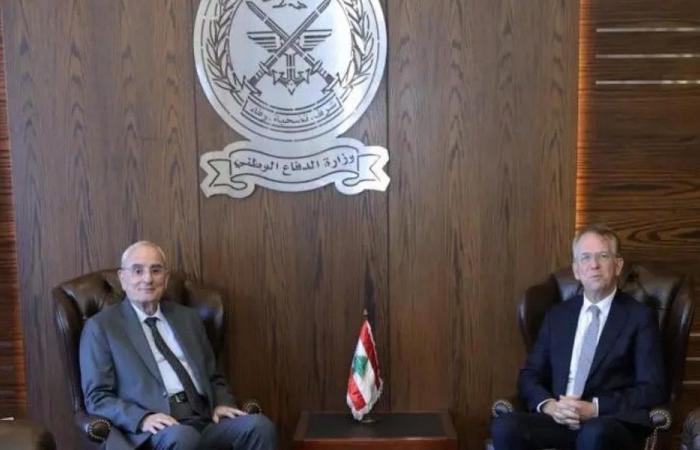 منسّى تابع تحضيرات مؤتمر دعم الجيش مع السفير الفرنسي