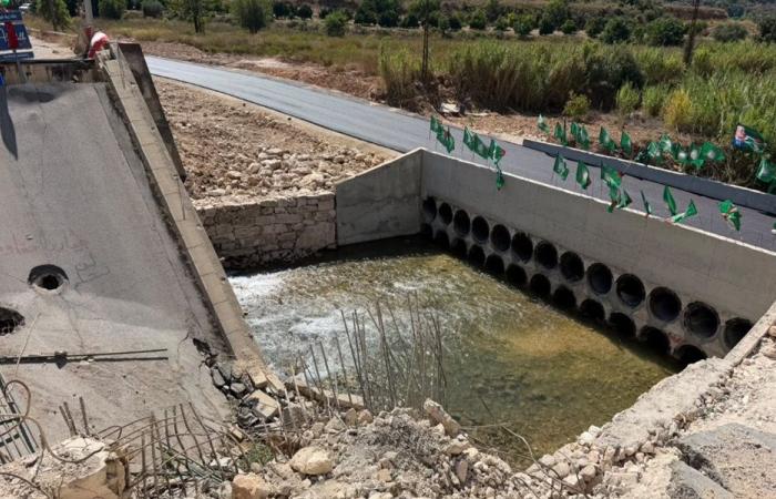 “الأشغال” تفتح ممر قعقعية الجسر الموقت وتعيد ربط النبطية ببنت جبيل