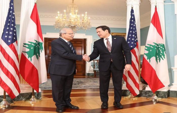 بحضور رجّي ومعوّض.. لقاء يجمع روبيو بسلام