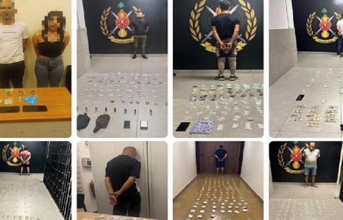 قوى الأمن توقف 9 مروّجين للمخدرات في جبل لبنان