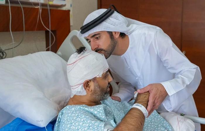 ولي عهد دبي يزور طيار “فلاي دبي”: جسّد أعلى درجات الشجاعة