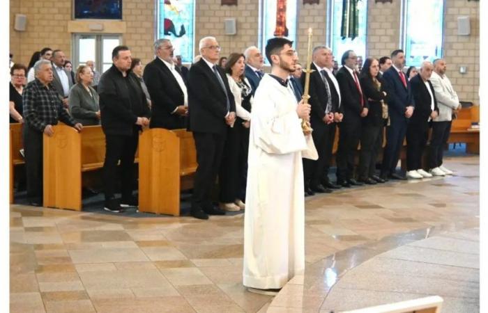 يزبك شارك في قداس في ثورنبري