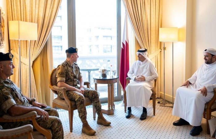 رئيس الوزراء القطري التقى هيكل: دعم الجيش مستمر