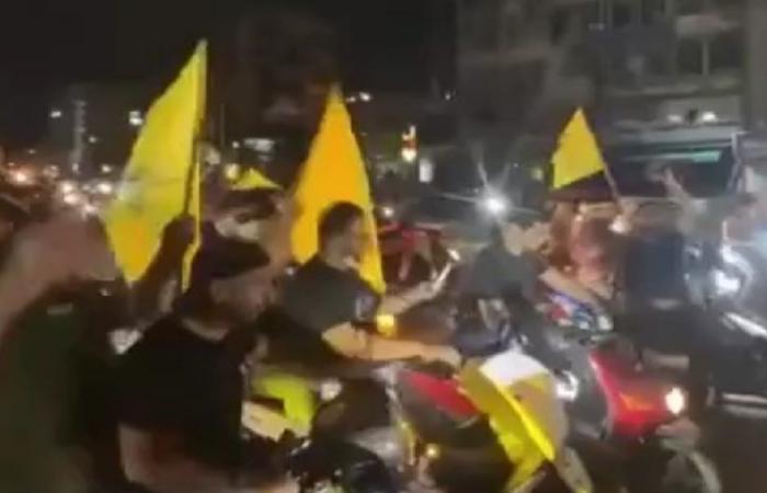 بالفيديو: مسيرات لعناصر من “الحزب” في شوارع بيروت