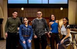 "نقصاك القعدة" تجمع عمرو دياب وأبناءه في أجواء عائلية دافئة